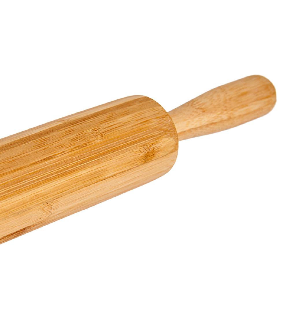 Wadiga Rouleau à Pâtisserie En Bambou - 5x5x50.8cm