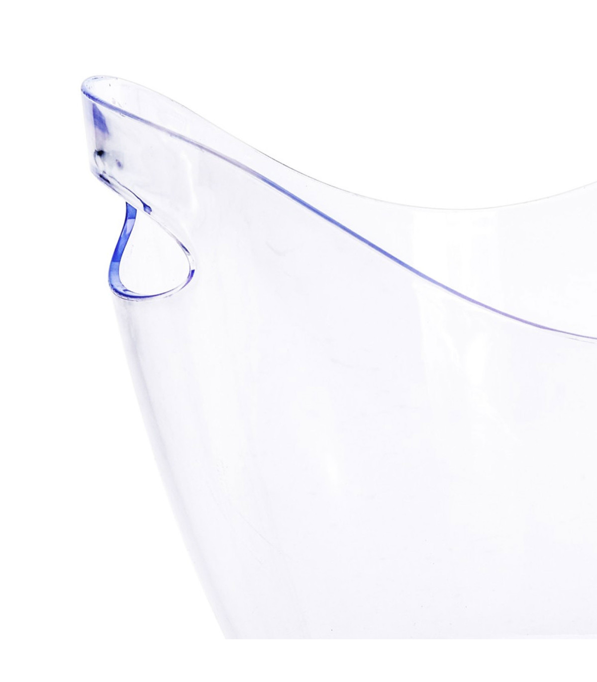 Wadiga Seau à Champagne En Plastique Transparent