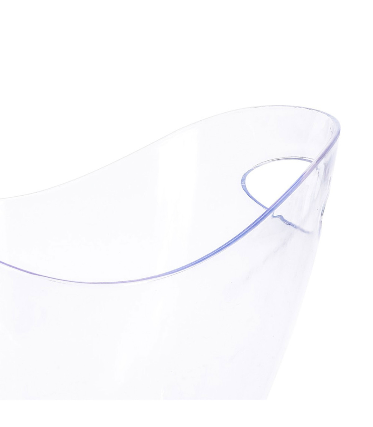 Wadiga Seau à Champagne En Plastique Transparent