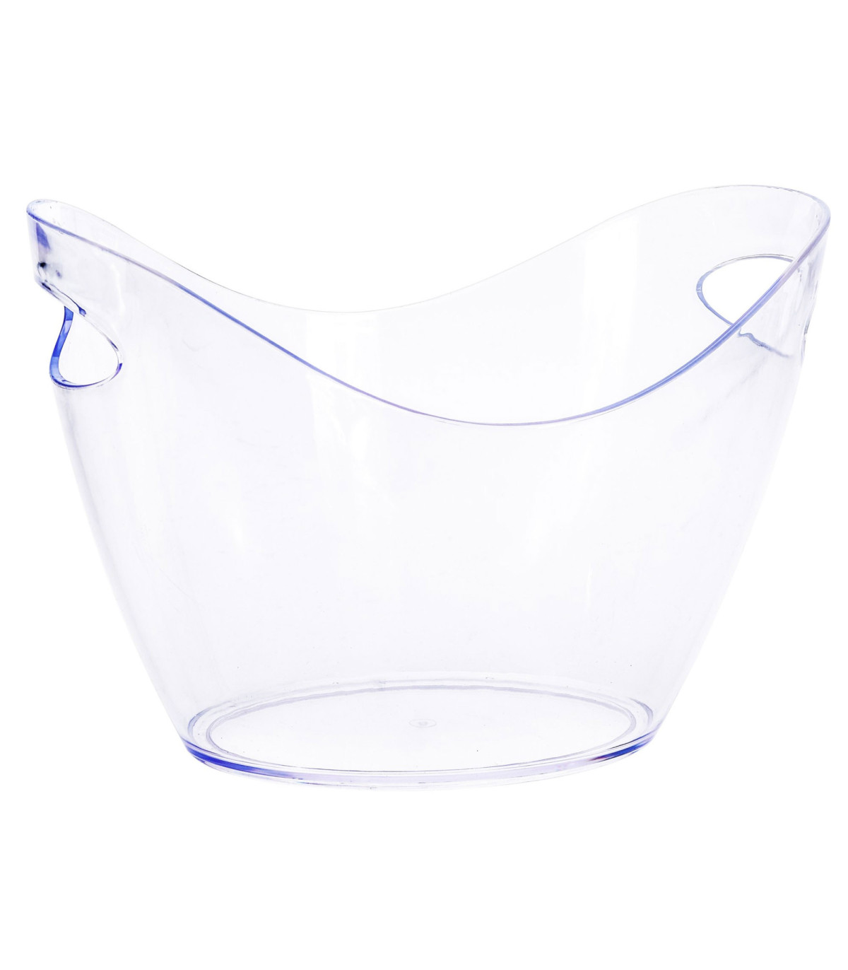 wadiga Seau à champagne en plastique transparent