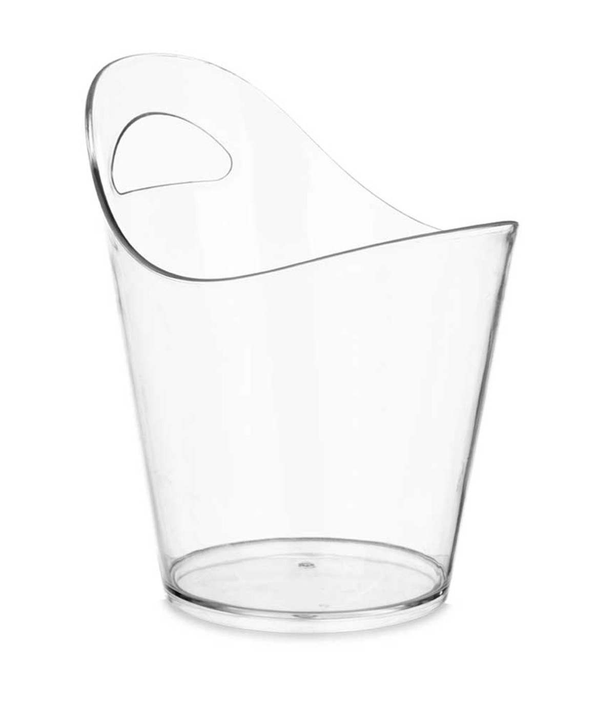 wadiga Seau à glace en plastique transparent 5L