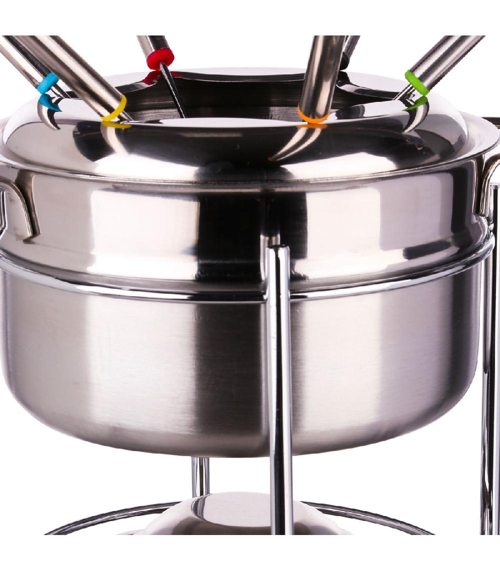 Wadiga Service à Fondue En Inox 6 Personnes