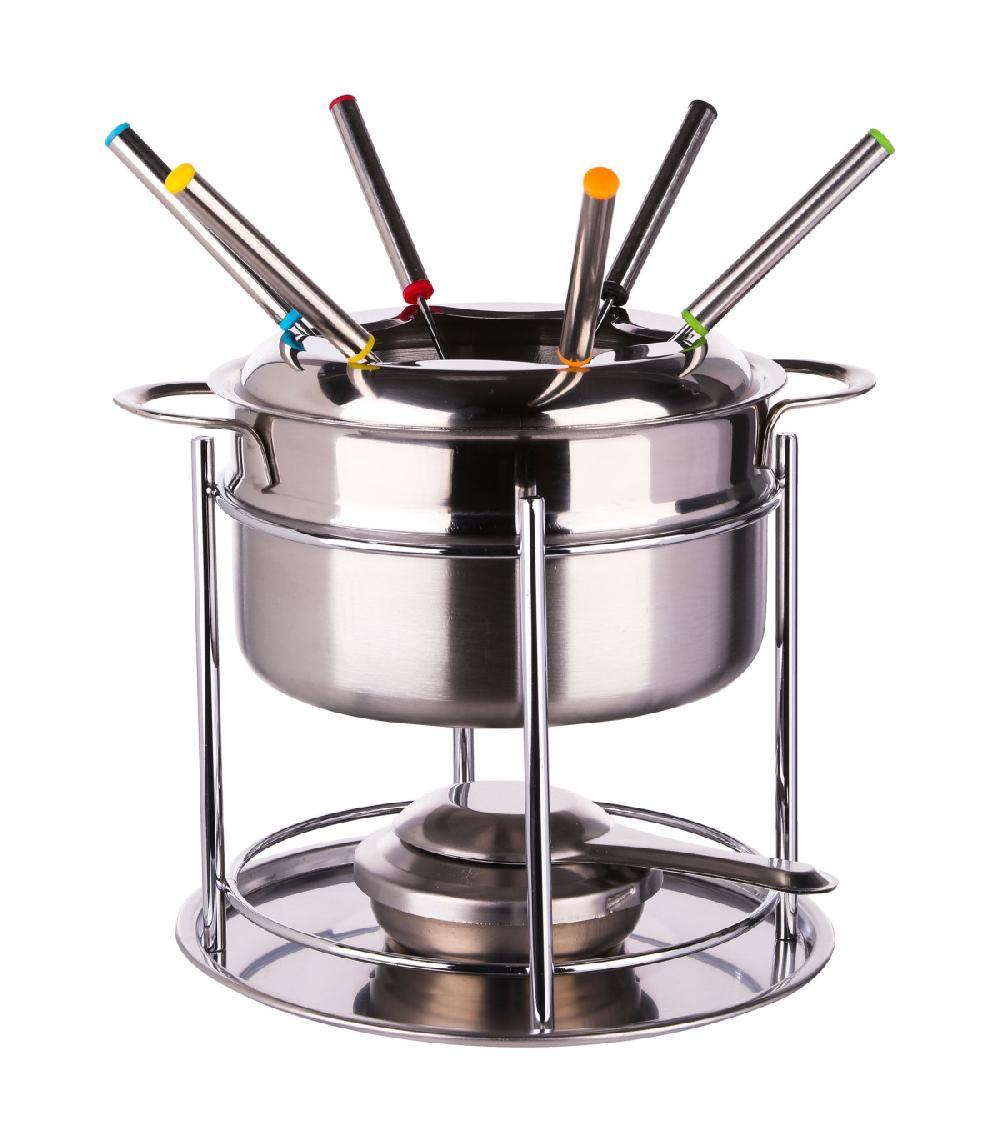 wadiga Service à fondue en inox 6 personnes
