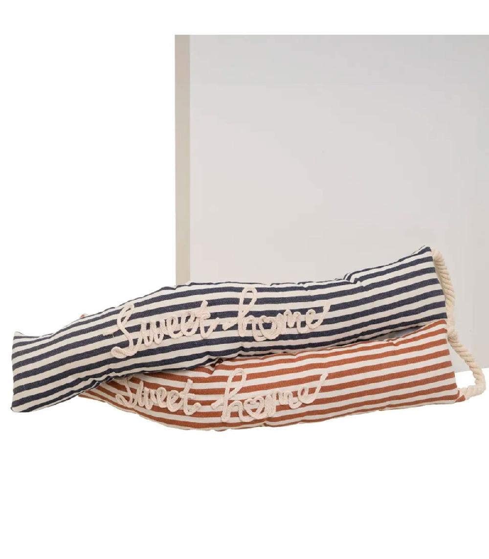 Wadiga Set De 2 Bas De Porte Rayées 83x7x15cm