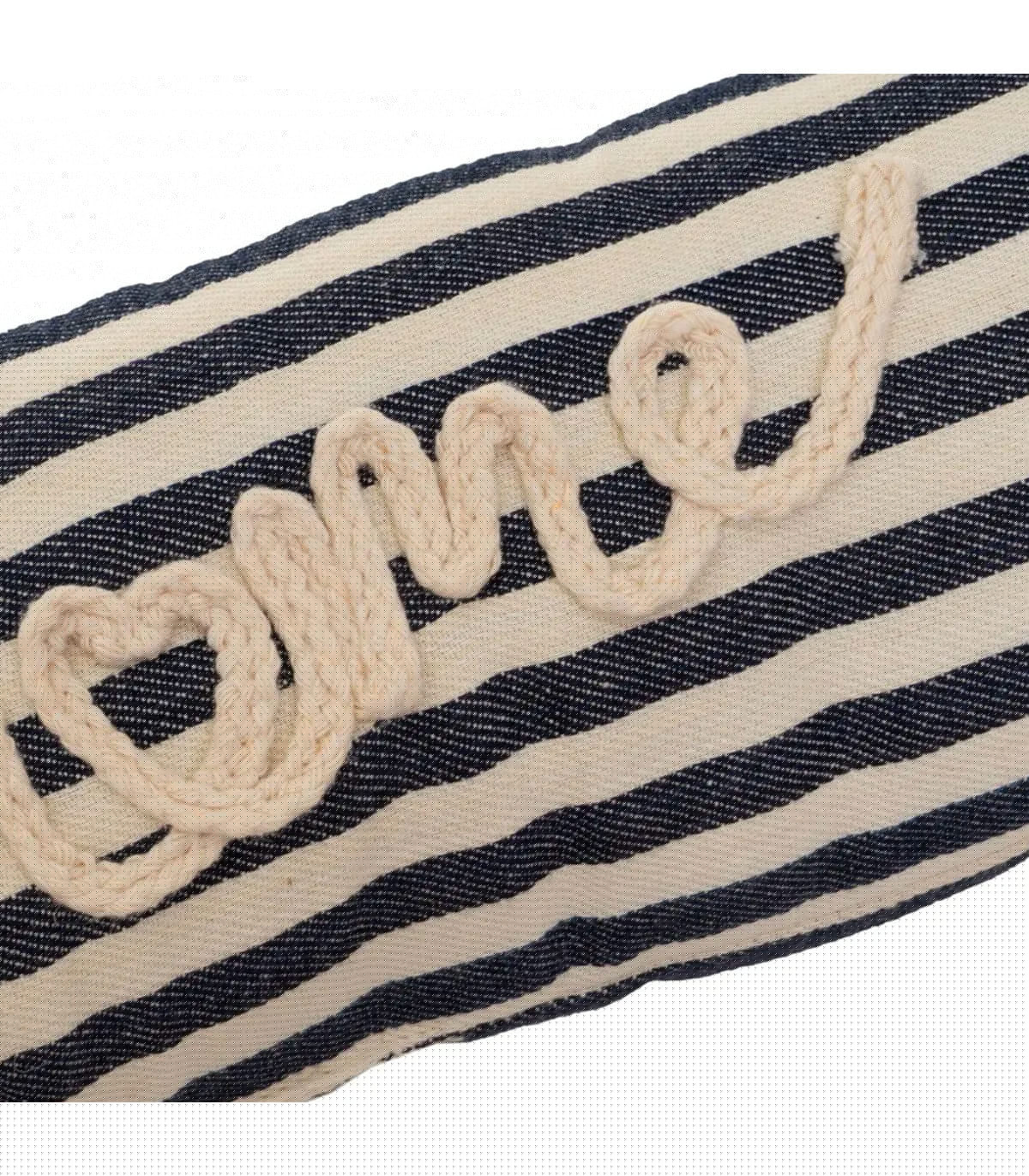 Wadiga Set De 2 Bas De Porte Rayées 83x7x15cm