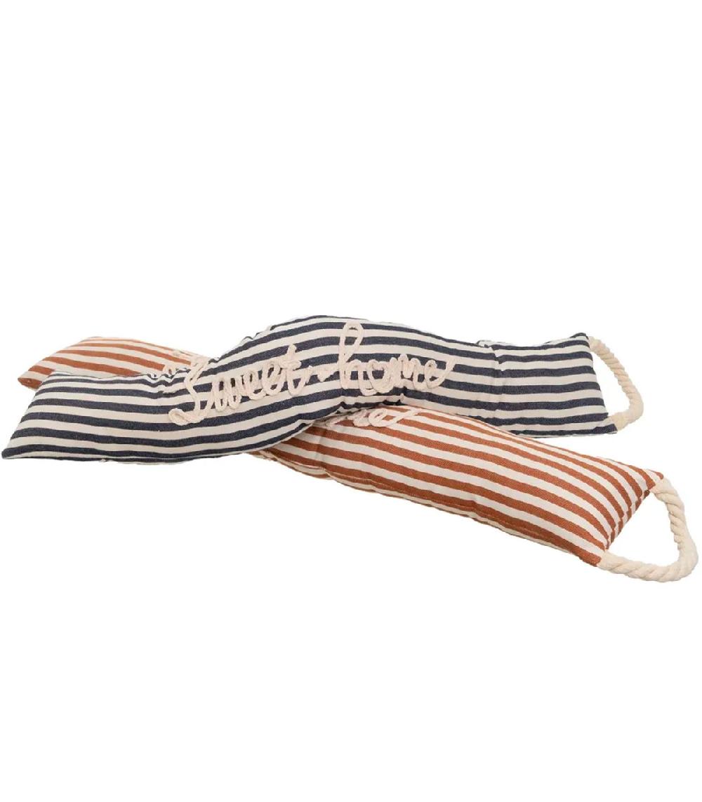 wadiga Set de 2 bas de porte rayées 83x7x15cm