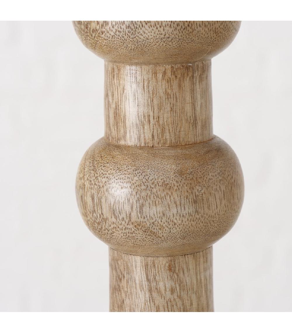 Wadiga Set De 2 Chandeliers En Bois De Mangue