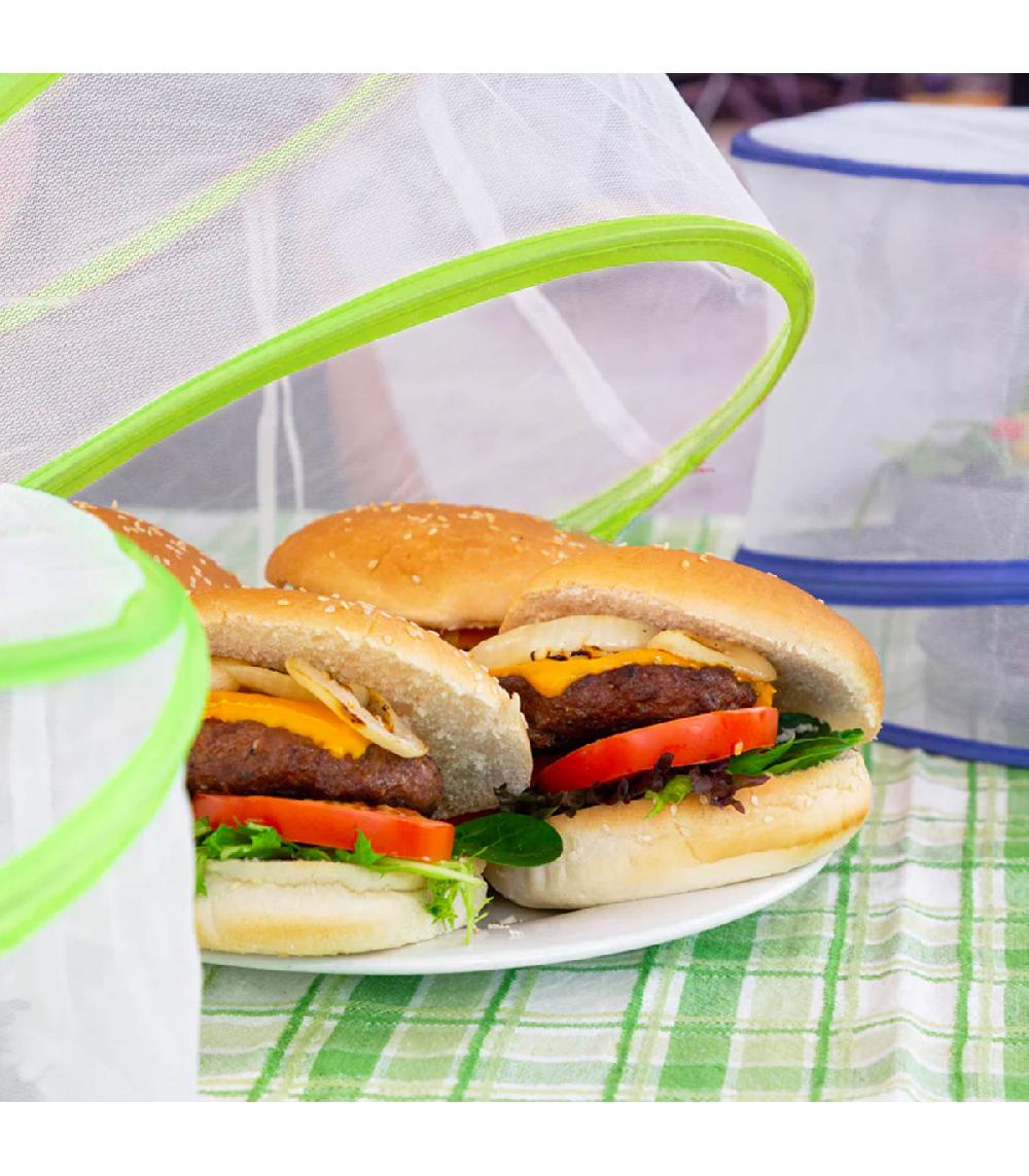 Wadiga Set De 2 Cloches Alimentaires Pliables