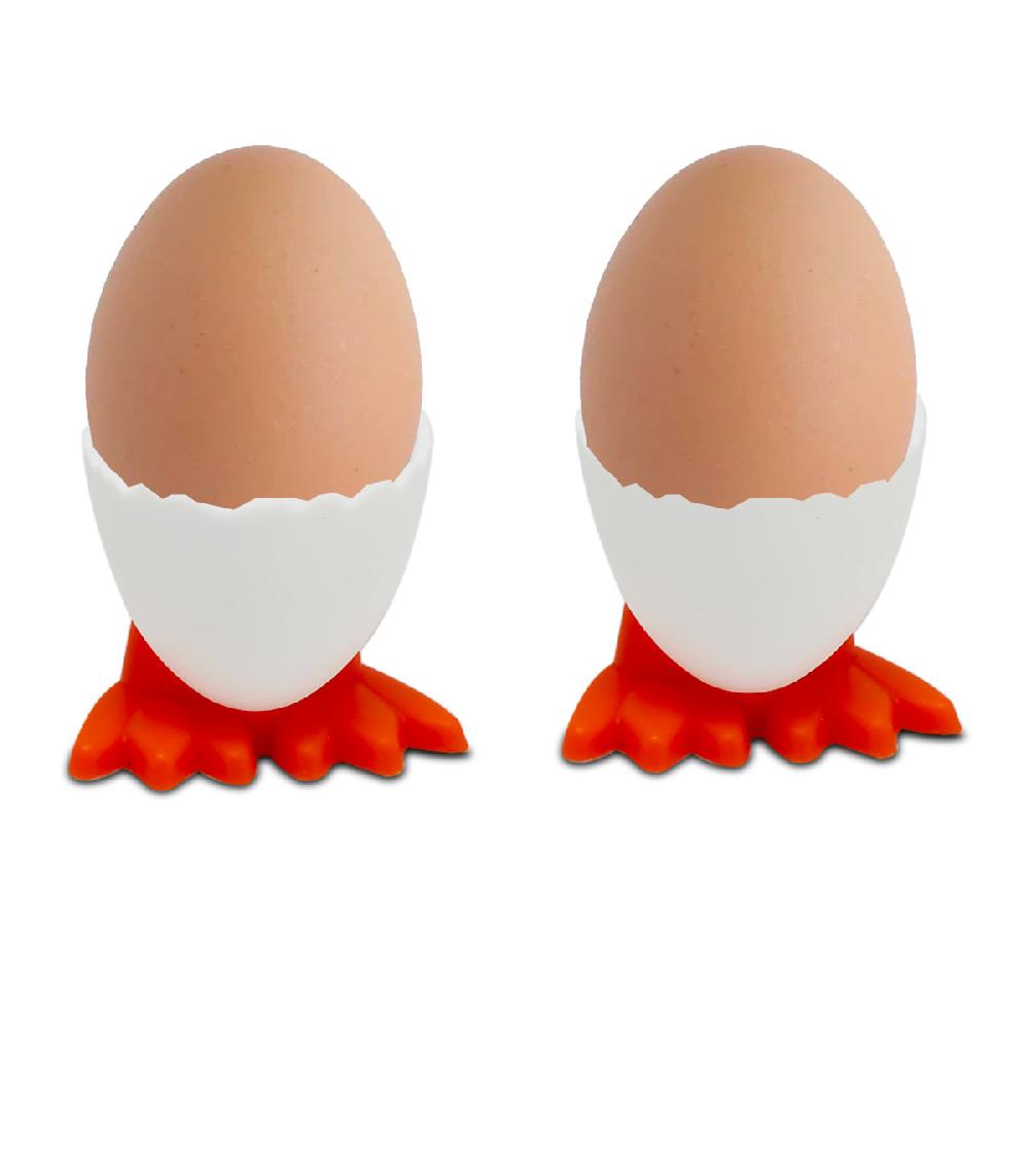 Wadiga Set De 2 Coquetiers En Plastique Poussins