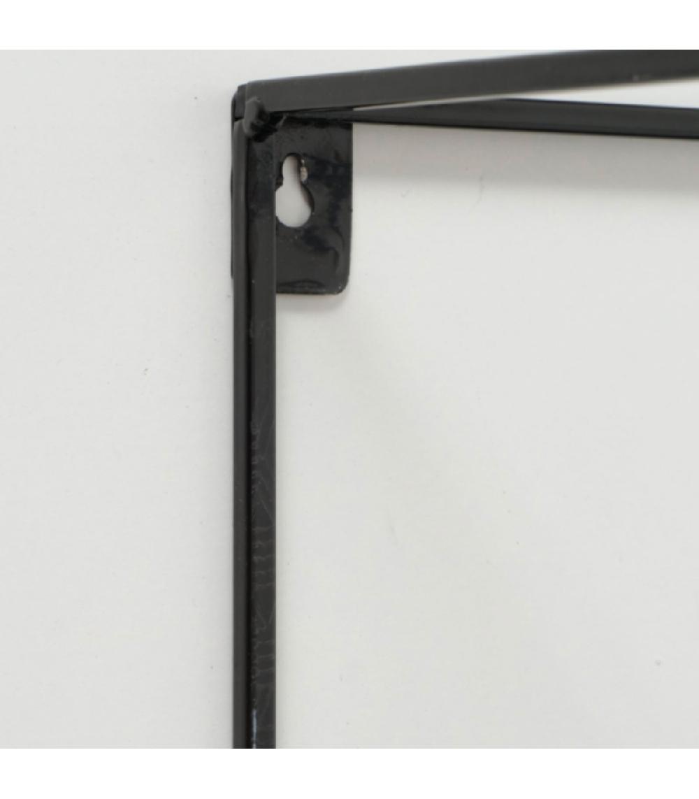 Wadiga Set De 2 Étagères En Métal Noir Design