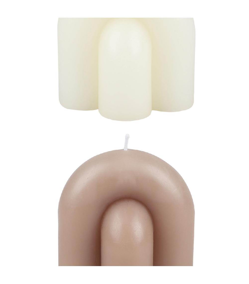 Wadiga Set De 3 Bougies Arches Bubbles 9x6.5x10cm