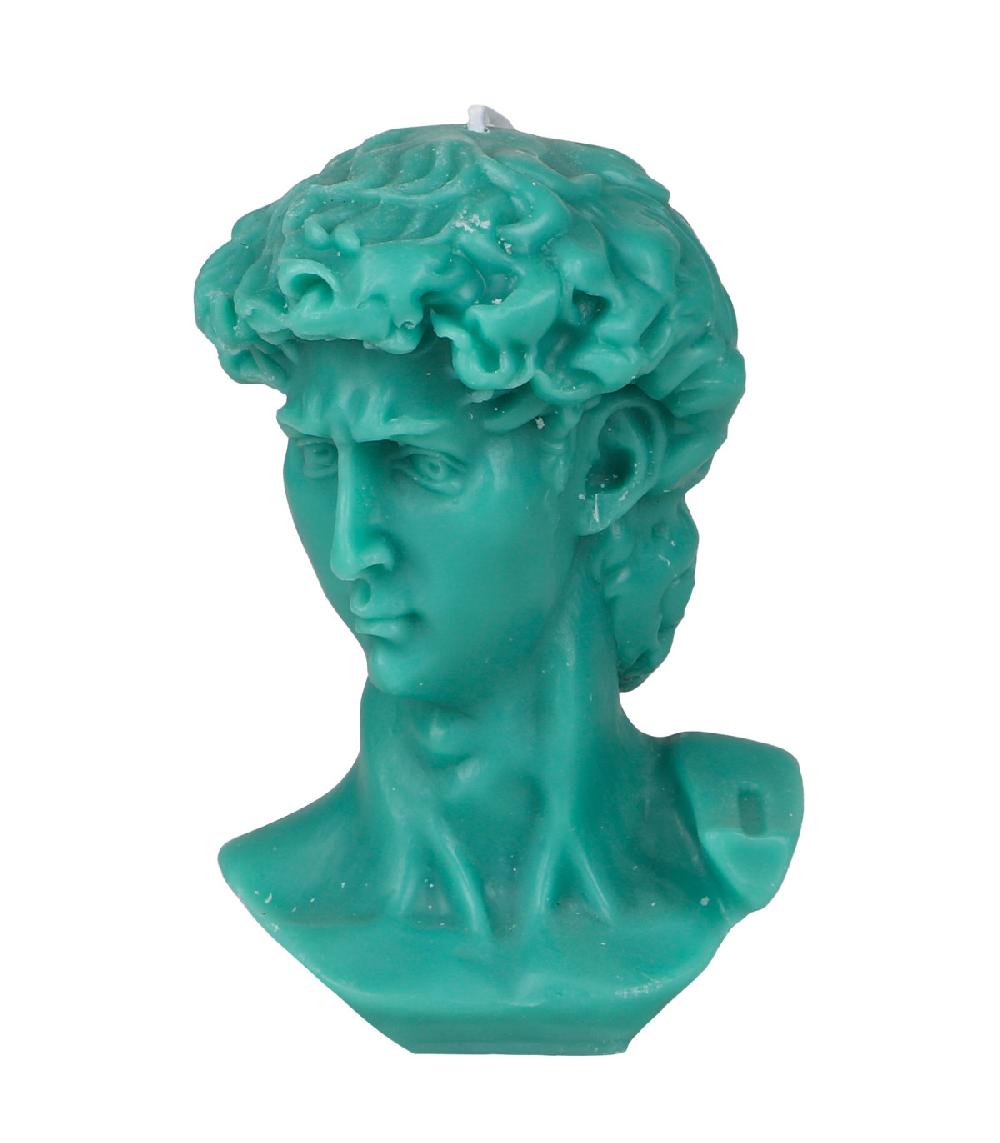 Wadiga Set De 3 Bougies Statuettes Greco 11x9x15cm