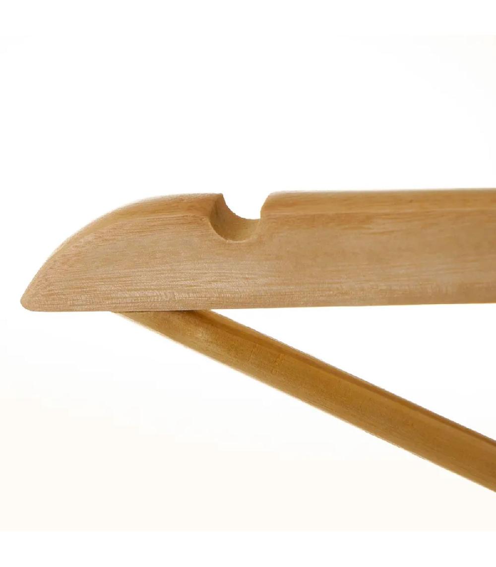 Wadiga Set De 3 Cintres Classiques En Bois