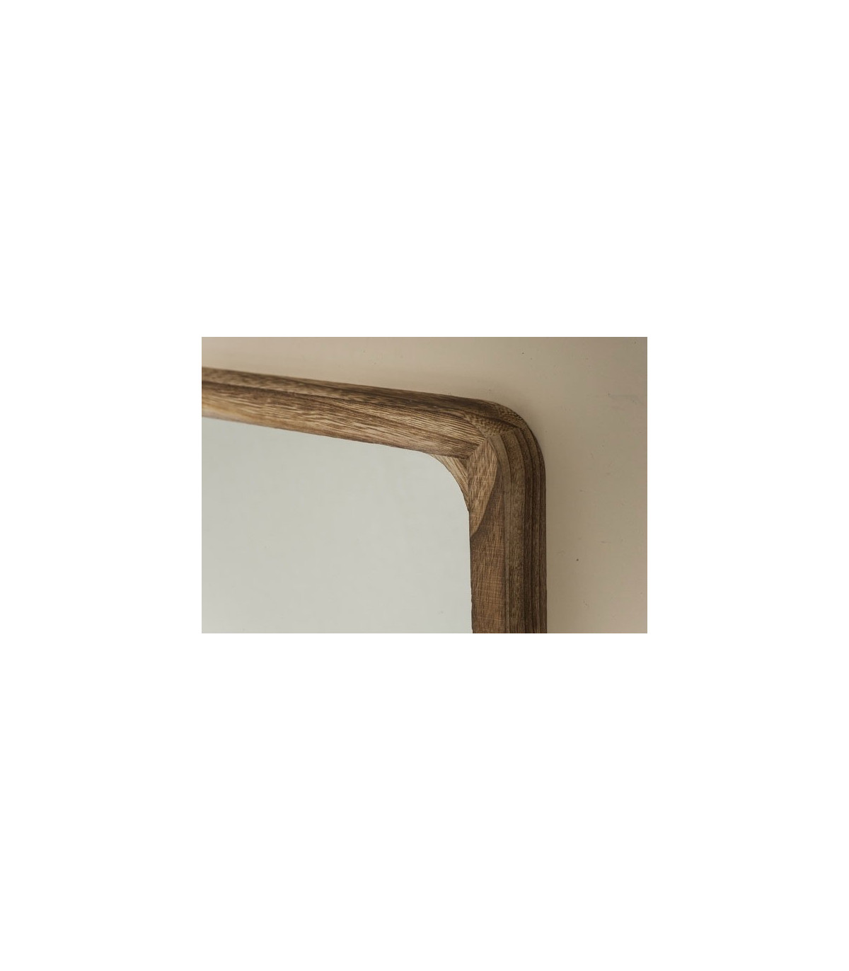 Wadiga Set De 3 Miroirs Décoratifs Carrés En Bois
