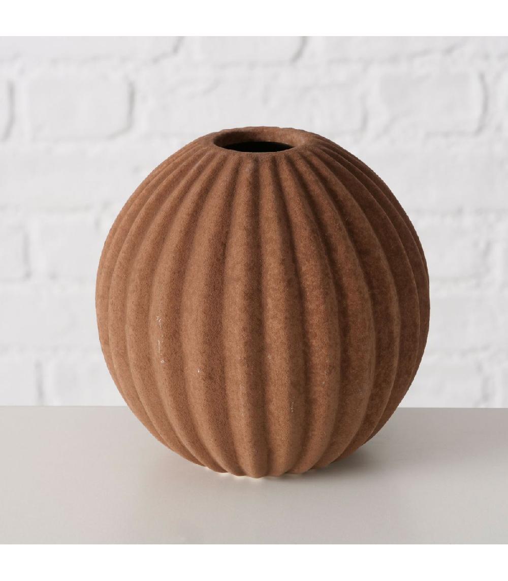 Wadiga Set De 3 Petits Vases En Céramique Ronds
