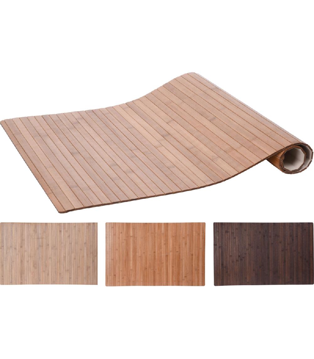wadiga Set de 3 Tapis en Bambou - 50x80cm
