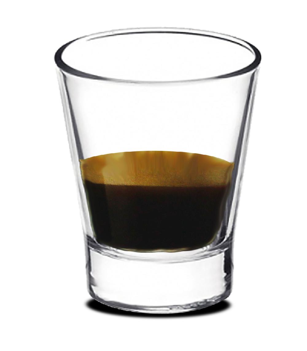Wadiga Set De 3 Tasses à Café En Verre 8.5cl