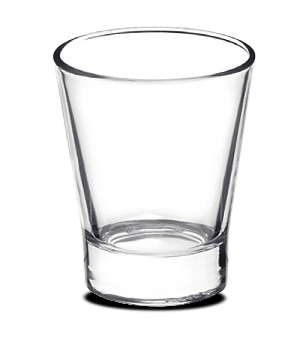wadiga Set de 3 tasses à café en verre 8.5cl
