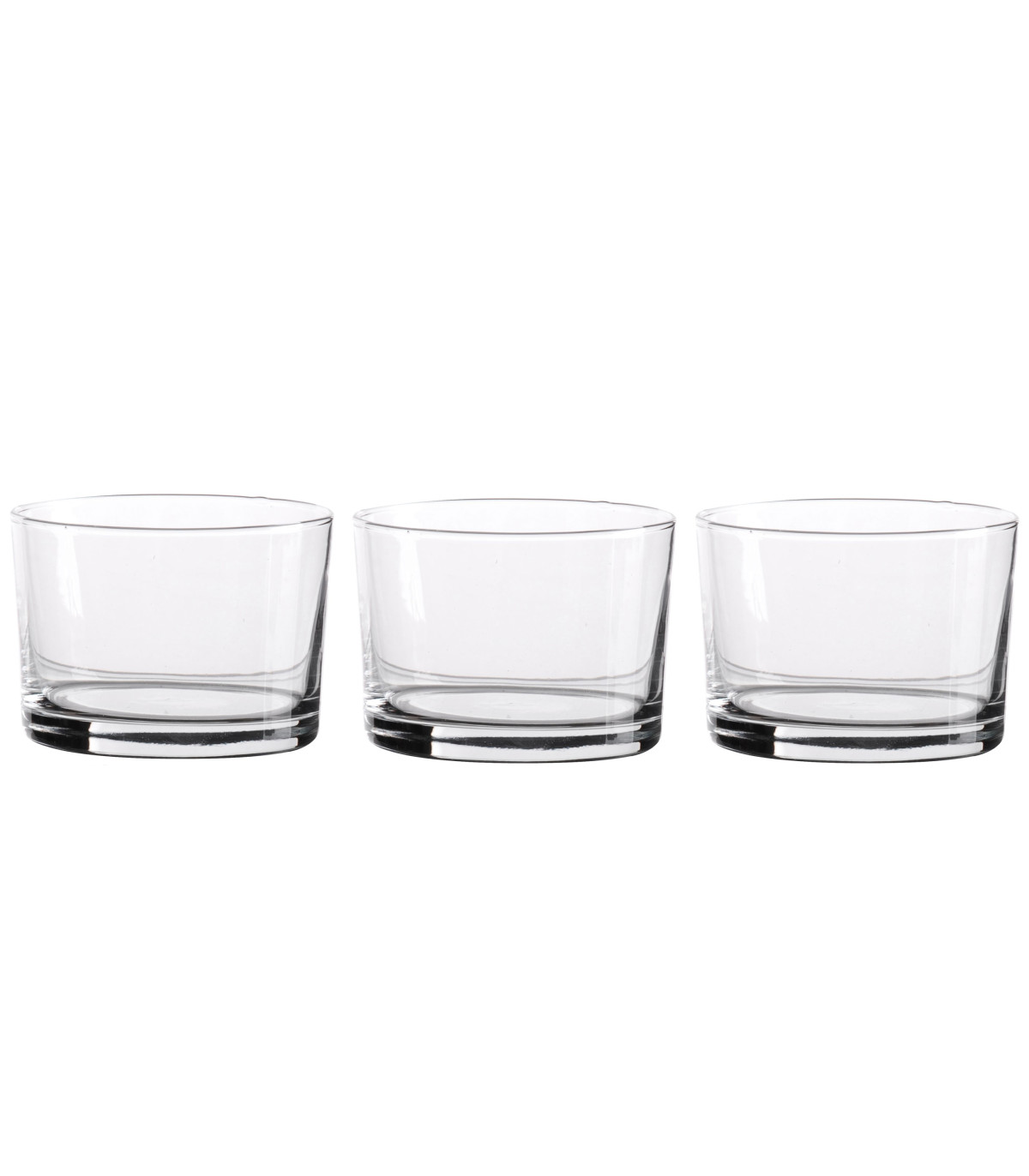wadiga Set de 3 Verres à Eau en Verre - Bodega
