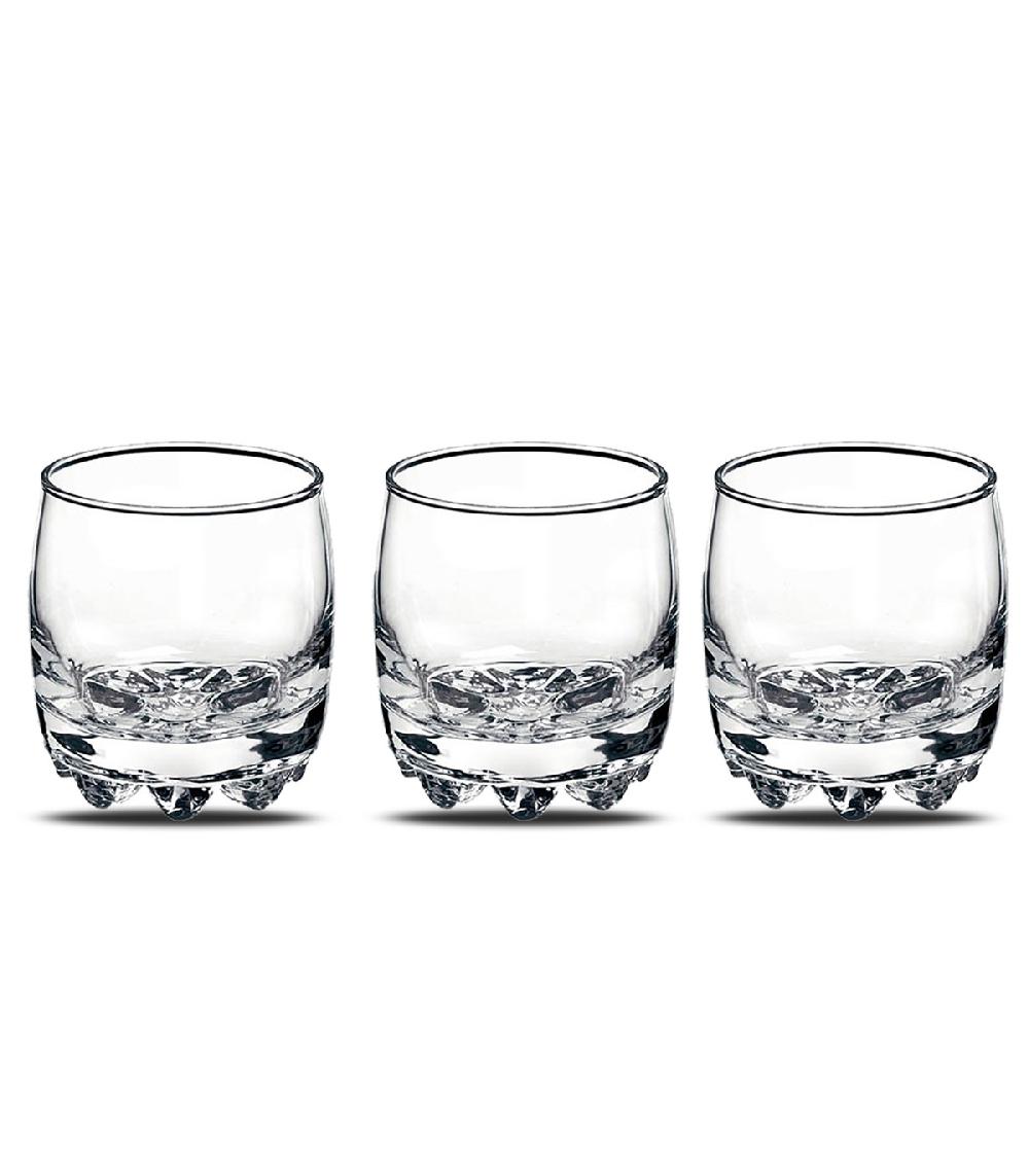 wadiga Set de 3 verres à whisky 19.5cl