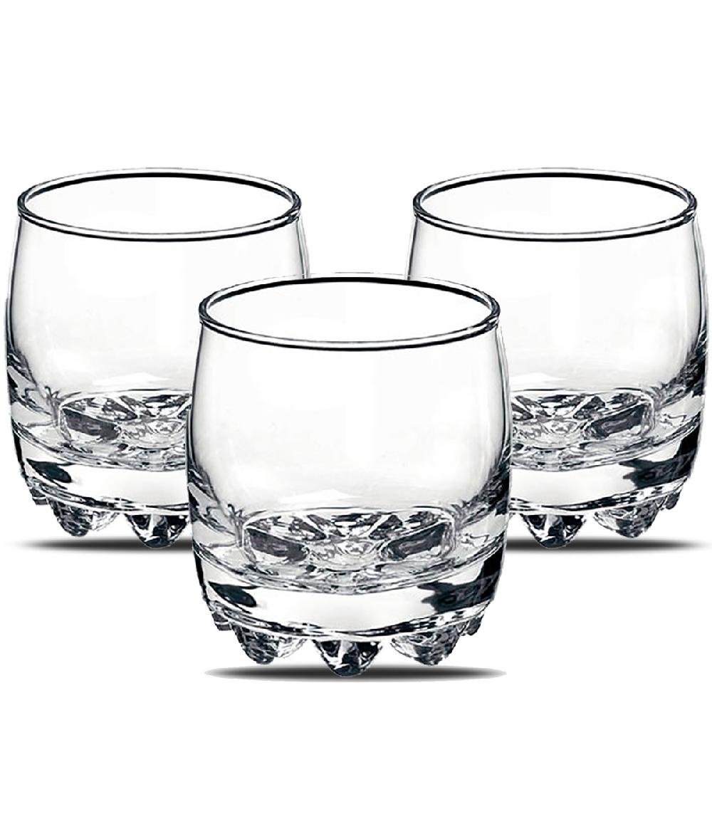 wadiga Set de 3 verres à whisky 30cl