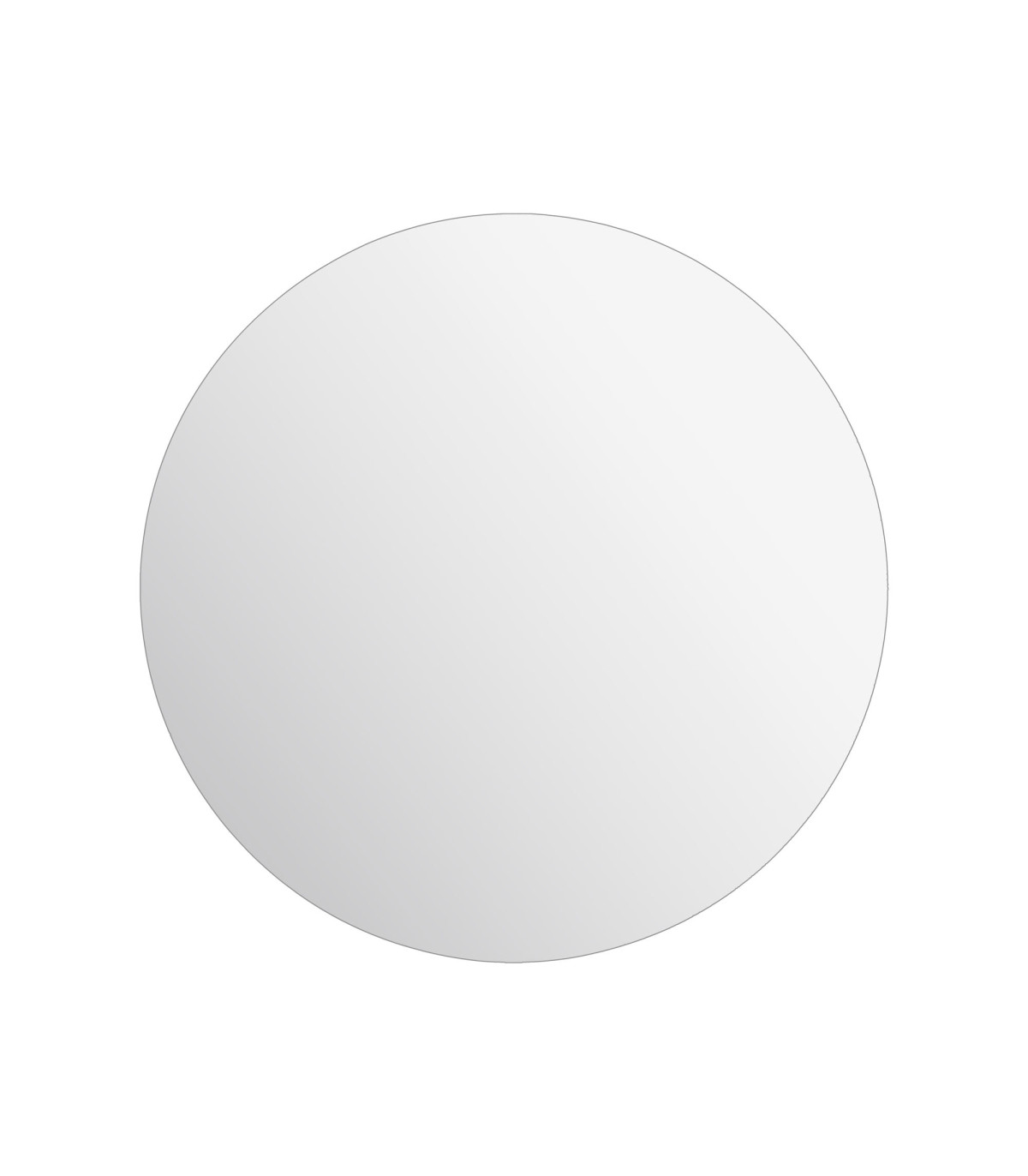 Wadiga Set De 4 Miroirs Ronds Adhésifs - 30x30x0.1cm