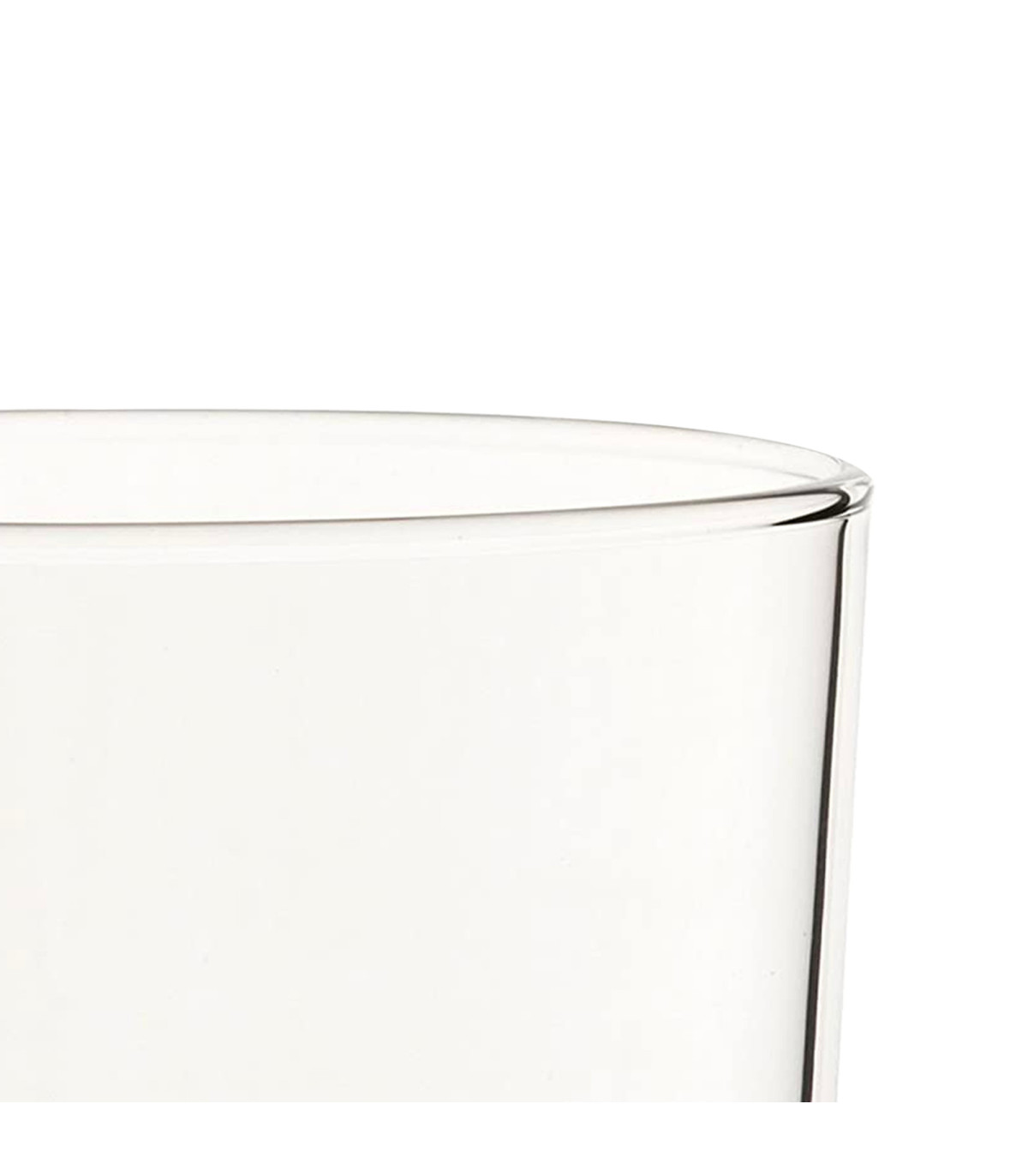Wadiga Set De 4 Verres à Eau En Verre Bistrot