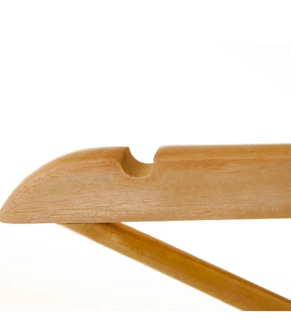 Wadiga Set De 5 Cintres Classiques En Bois