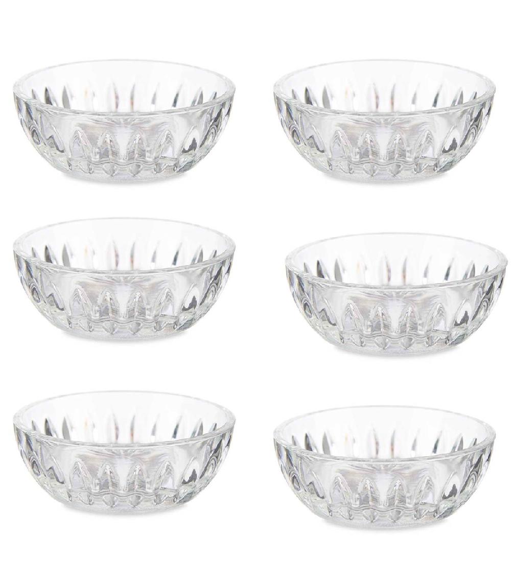 wadiga Set de 6 ramequins en verre 60ml