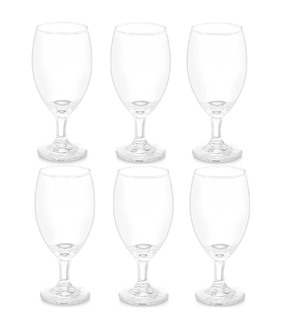 wadiga Set de 6 verres à bière en verre 44cl
