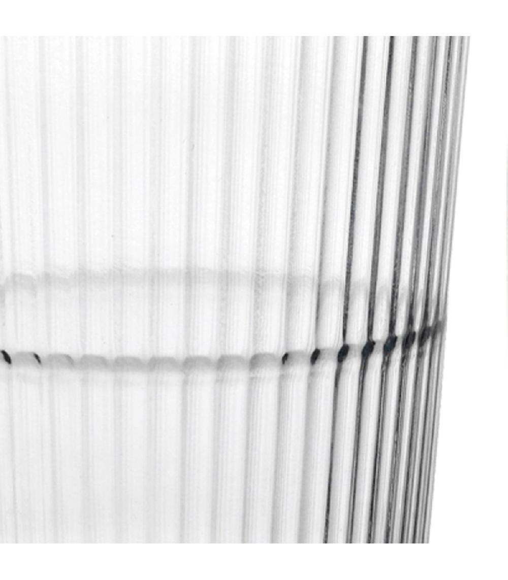 Wadiga Set De 6 Verres à Eau En Verre Strié 21cl