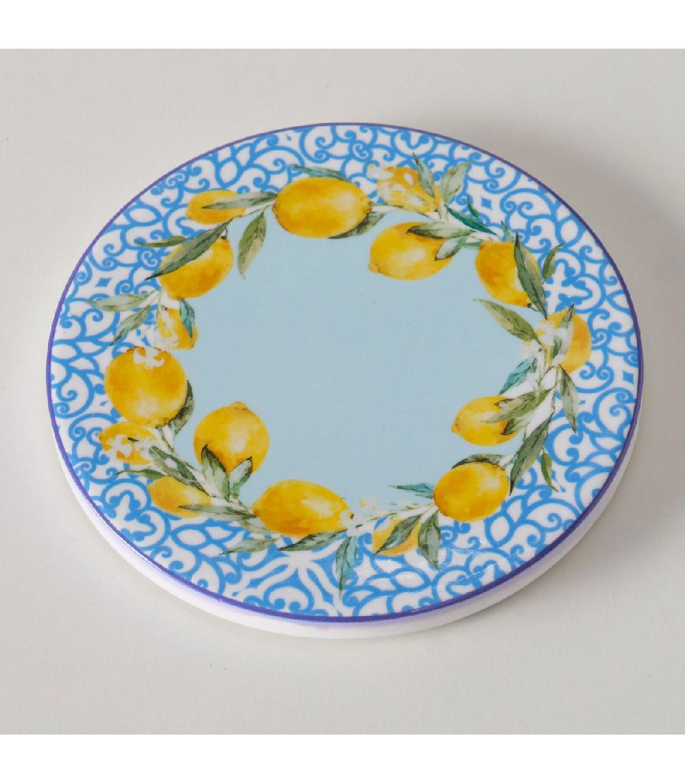 Wadiga Set De 8 Dessous De Verres En Céramique