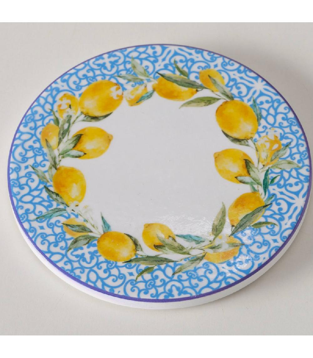 Wadiga Set De 8 Dessous De Verres En Céramique