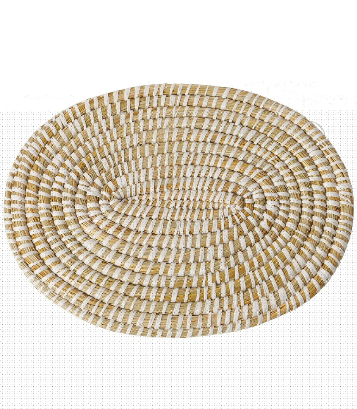 wadiga Set de table en jute tressé ovale