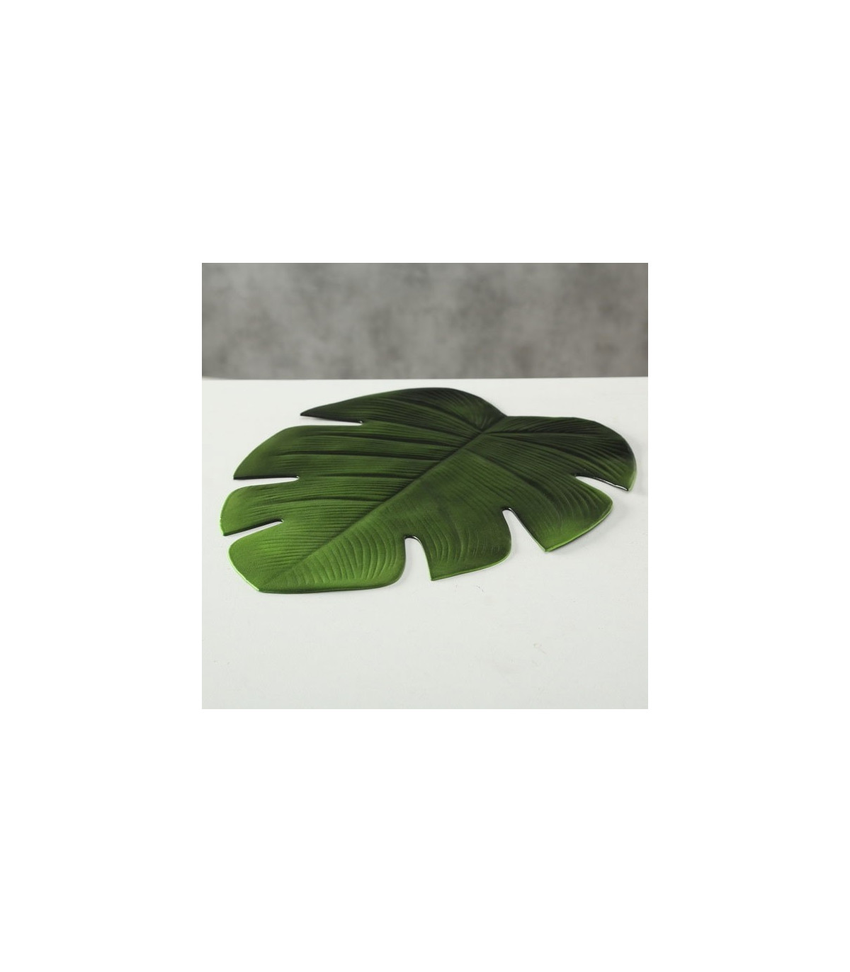 Wadiga Set De Table En Vinyle Vert Feuille