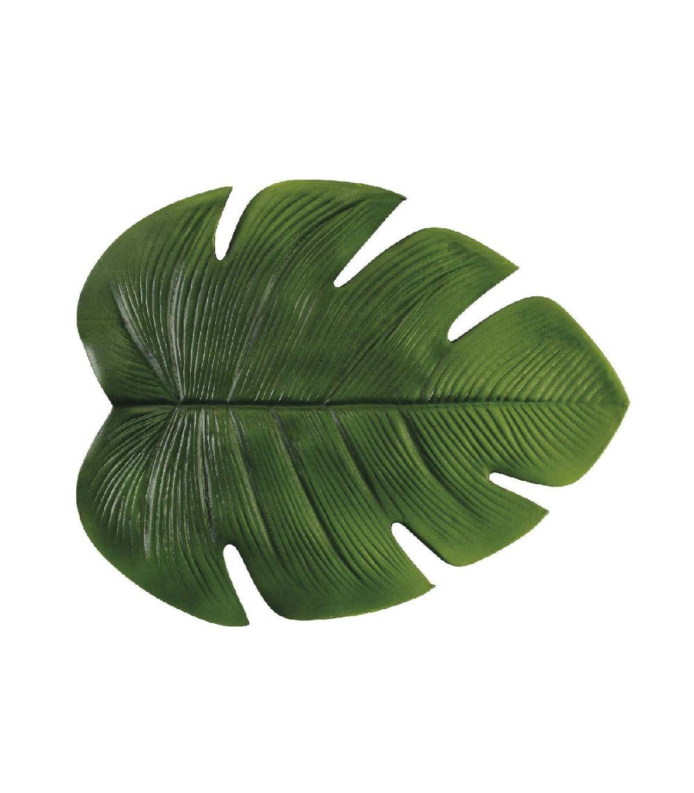 wadiga Set de Table en Vinyle Vert Feuille