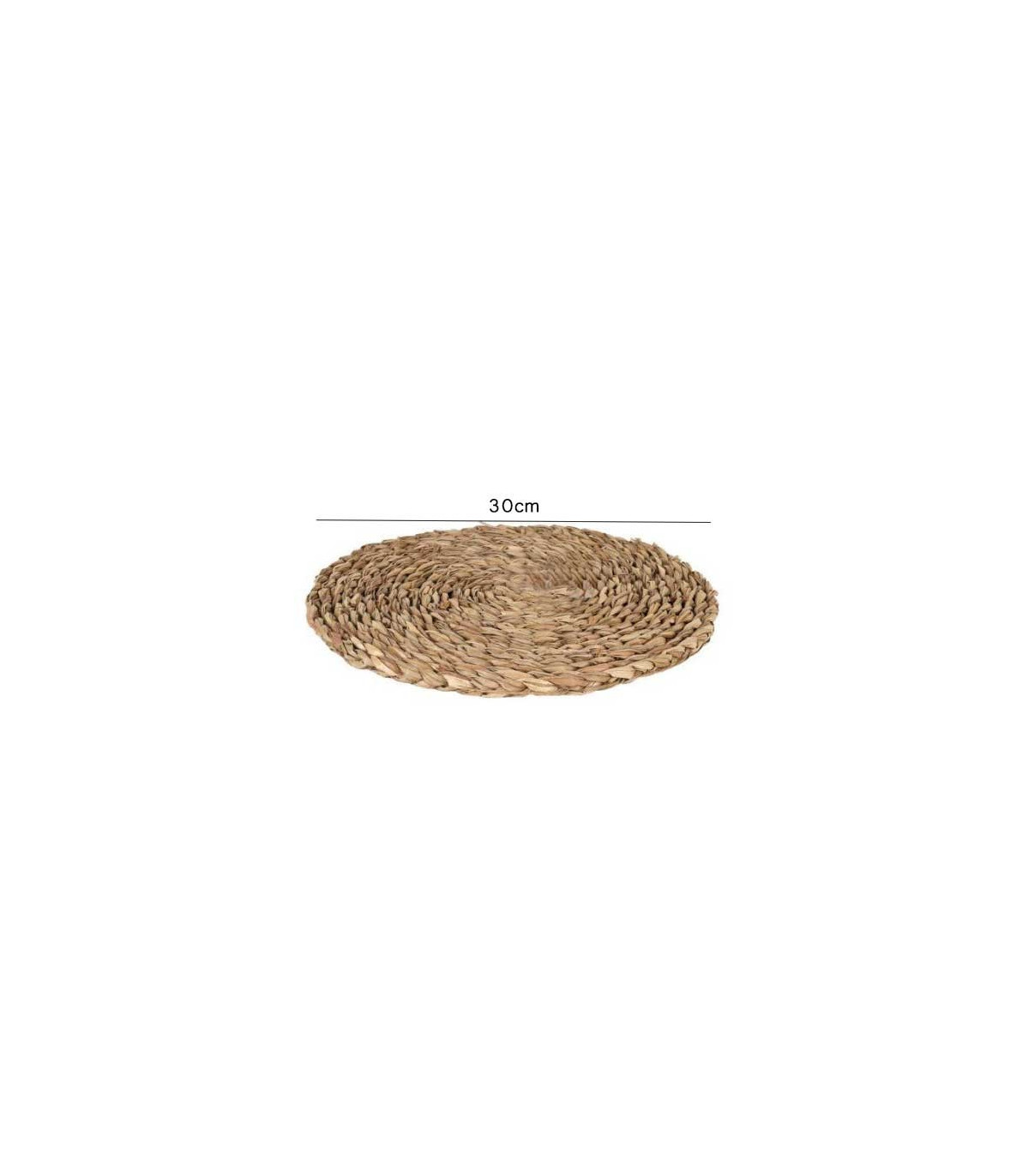 Wadiga Set De Table Rond Jacinthe D'Eau - 30cm