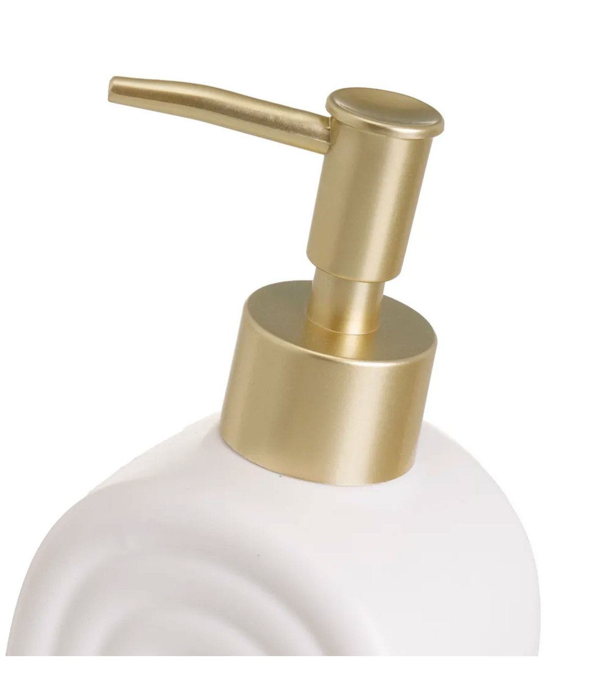 Wadiga Set Salle De Bain Céramique Blanc Et Doré