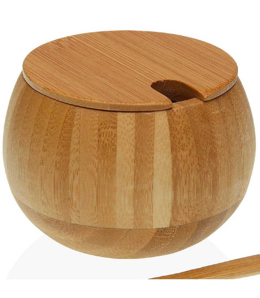 Wadiga Sucrier En Bambou 8.8x8.8x6.8cm