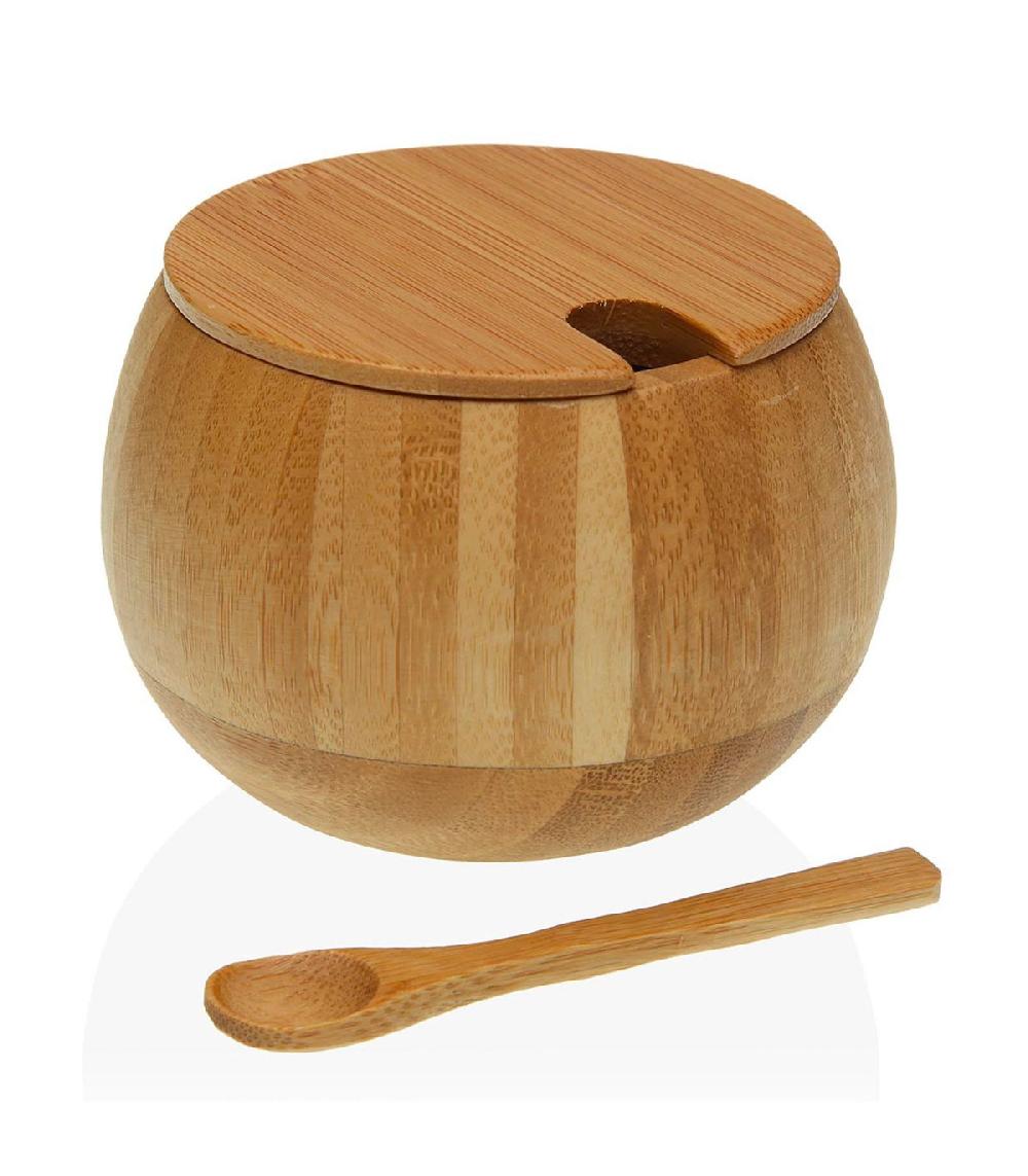 wadiga Sucrier en bambou 8.8x8.8x6.8cm