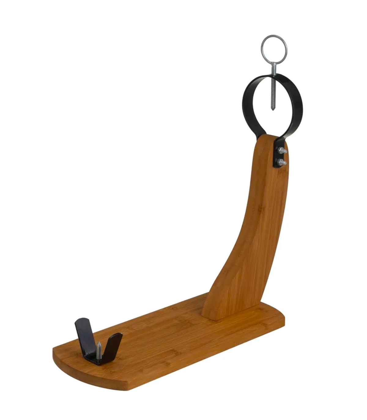 wadiga Support à jambon en bambou 45x16x43cm