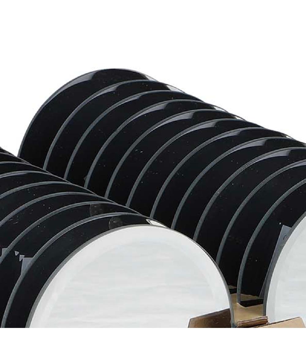 Wadiga Support Bougie Miroir Rond Diamètre 10cm