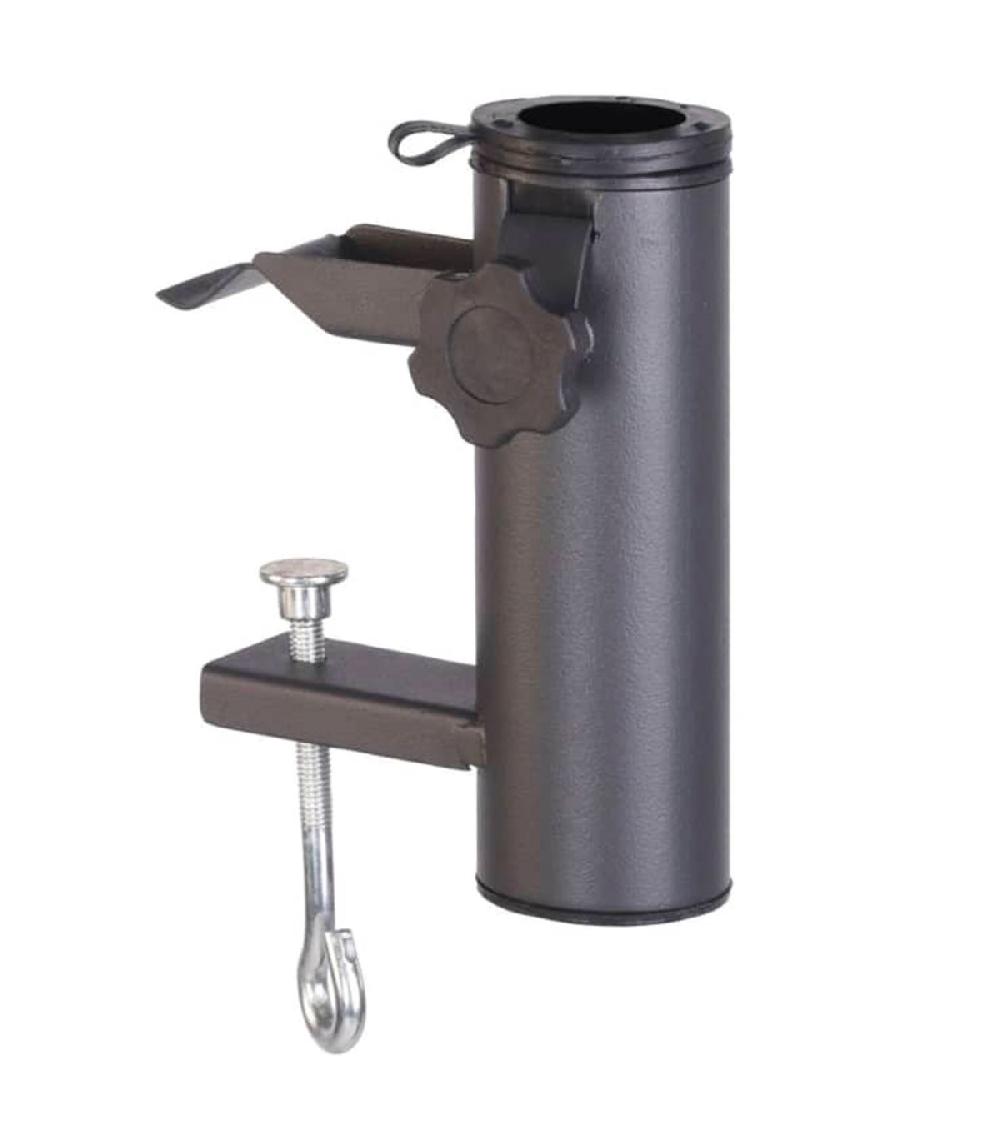 wadiga Support de parasol pour balcon gris