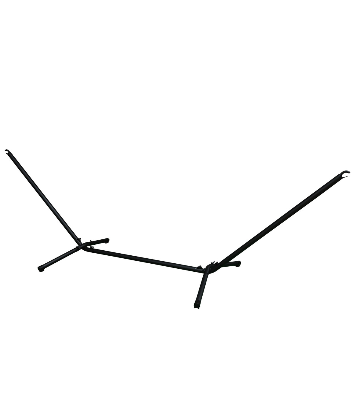 wadiga Support hamac en métal gris anthracite