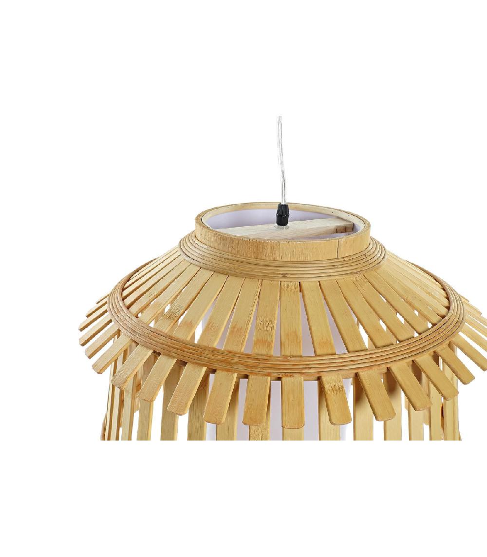 Wadiga Suspension Bambou Et Polyester - 43x43x29cm