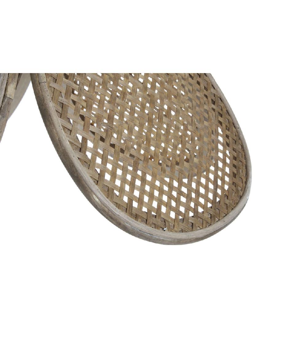 Wadiga Suspension Rotin Naturel - 50x50x25cm