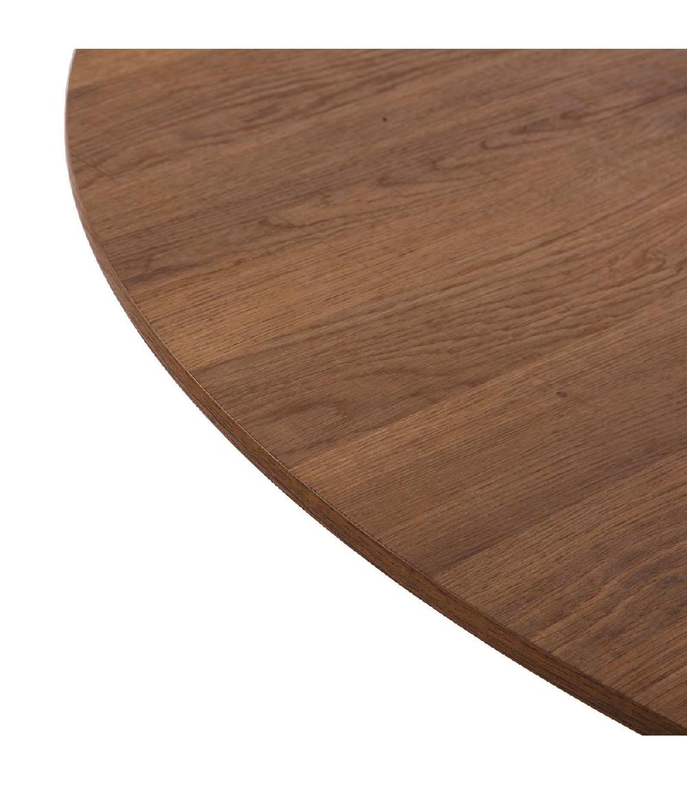 Wadiga Table à Manger Design Ronde 120x120x73cm