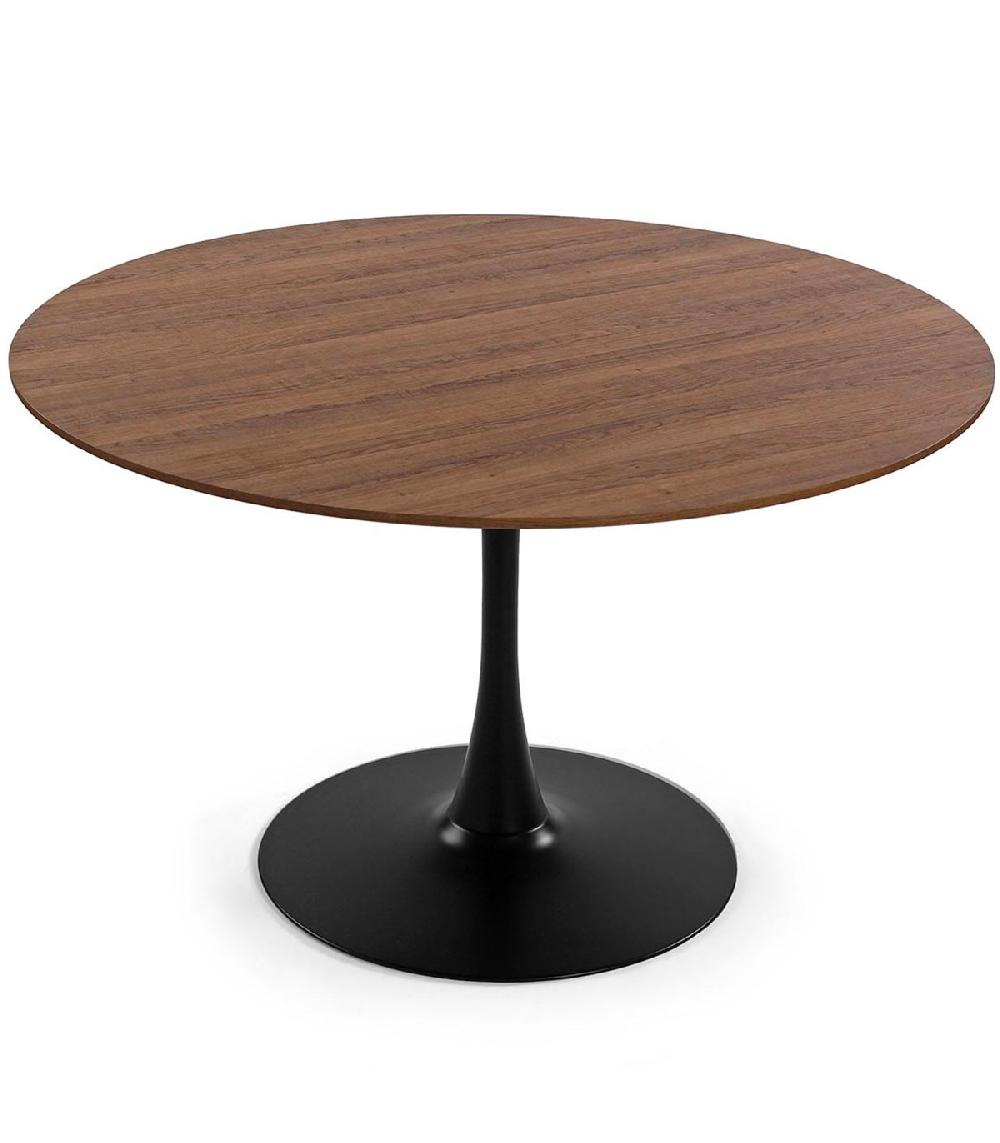 wadiga Table à manger design ronde 120x120x73cm