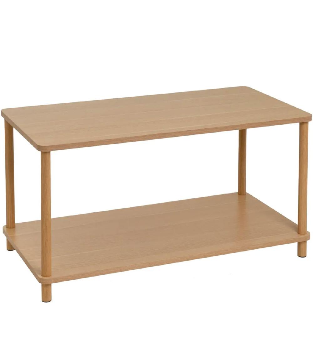 wadiga Table basse rectangulaire bois 80x40x41cm