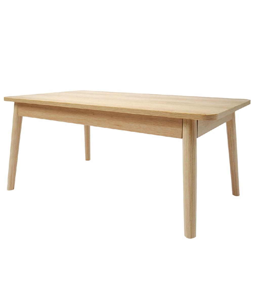 wadiga Table basse rectangulaire bois 90x50x40cm